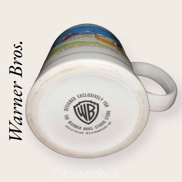 Warner Bros Bugs Bunny and Daffy Duck Golf Mug - Picture 7 of 9